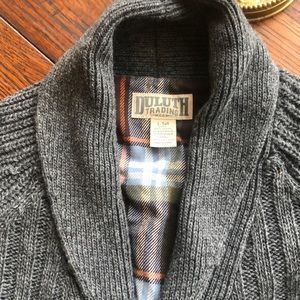 Duluth Trading Men’s Shawl Collar Cardigan Sweater